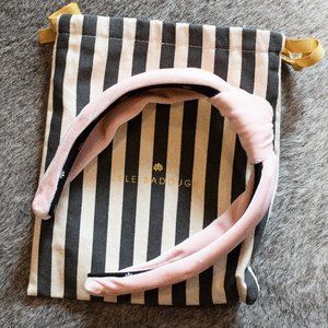 Brand New Lele Sadoughi Pink Velvet Headband